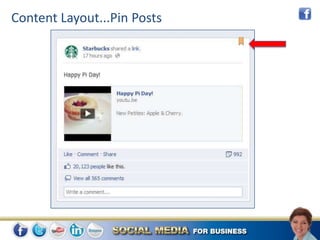 Content Layout...Pin Posts
 