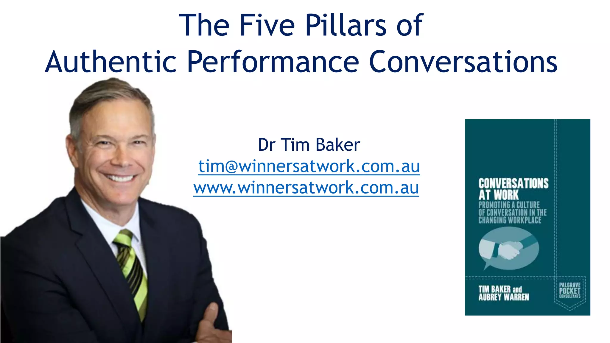 The Five Pillars of Authentic Performance Conversations | PPTX
