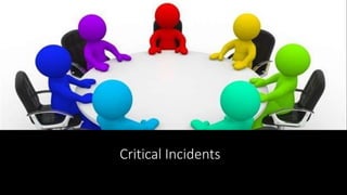 Critical Incidents
 