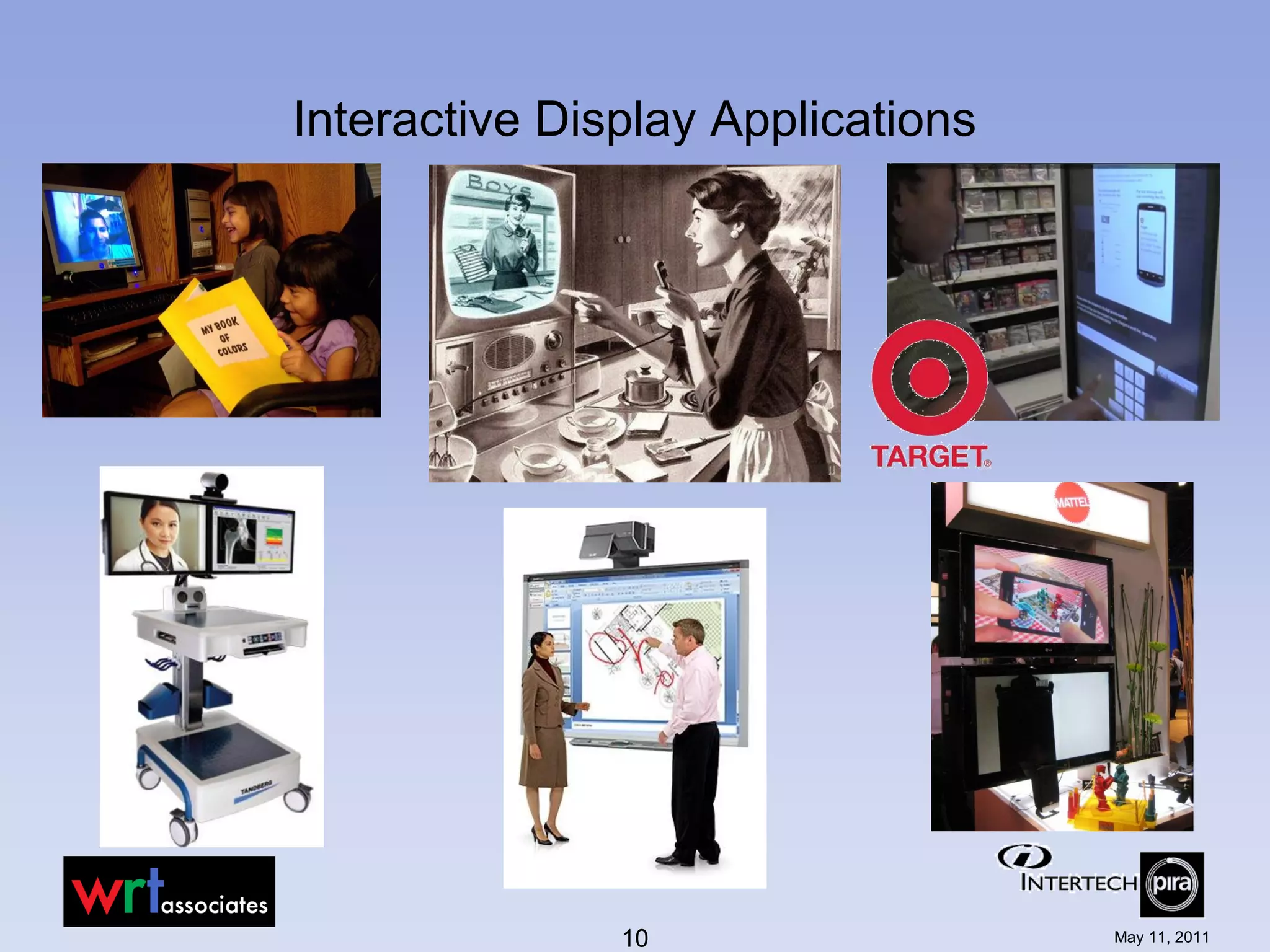 Interactive Display Applications




               10                  May 11, 2011
 