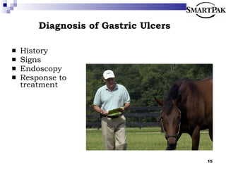 Diagnosis of Gastric Ulcers History Signs Endoscopy Response to treatment 