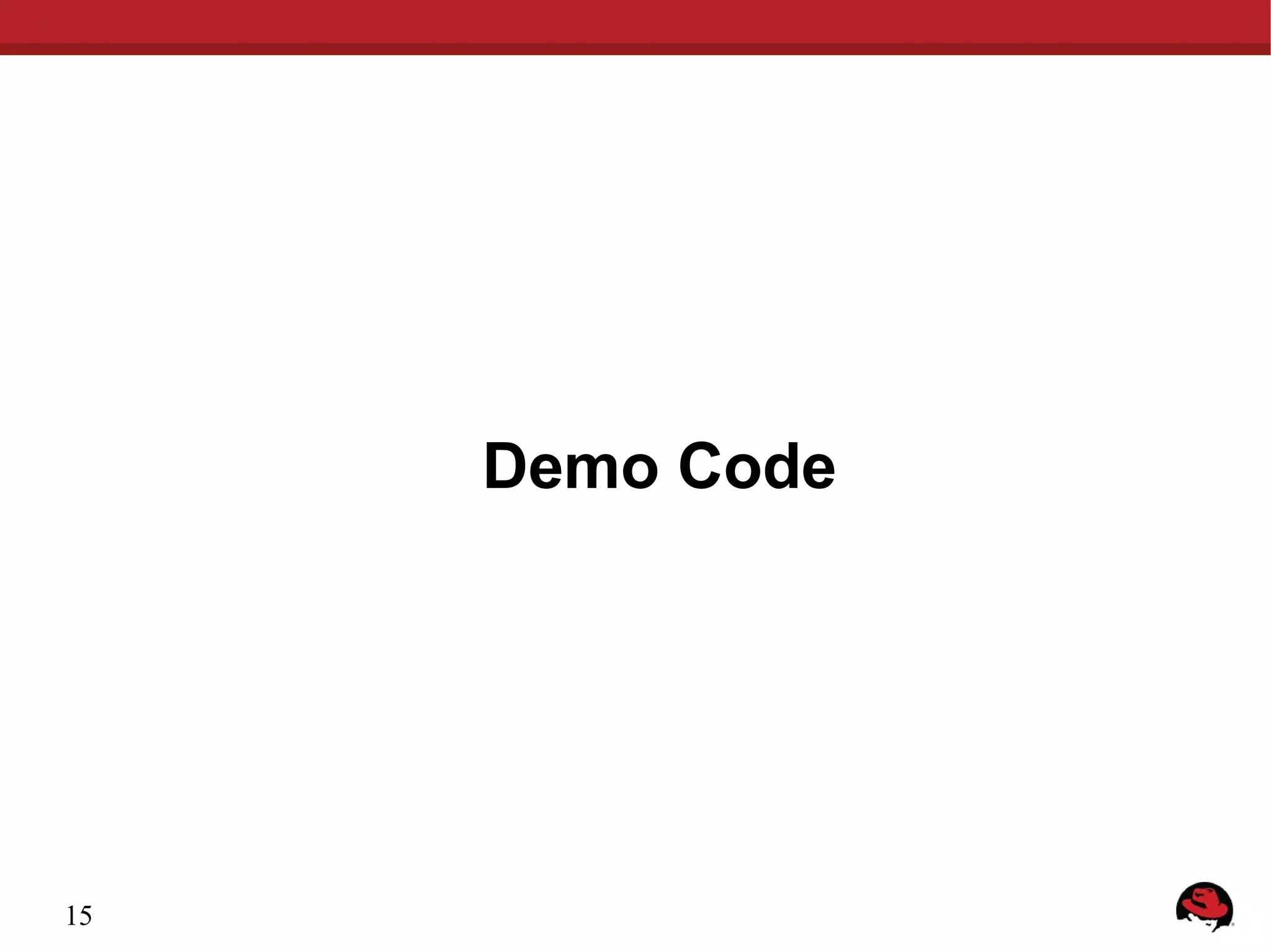 Demo Code
15
