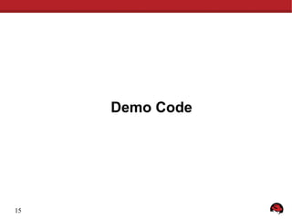 Demo Code

15

 