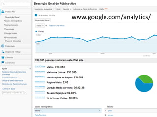 Vasco Marques - Profissional Certificado Google – www.marketingdigital360.net 
www.google.com/analytics/  