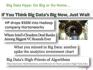 4
Big Data Hype: Go Big or Go Home…
 