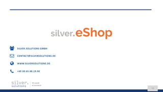 We speak
eCommerce
19
 