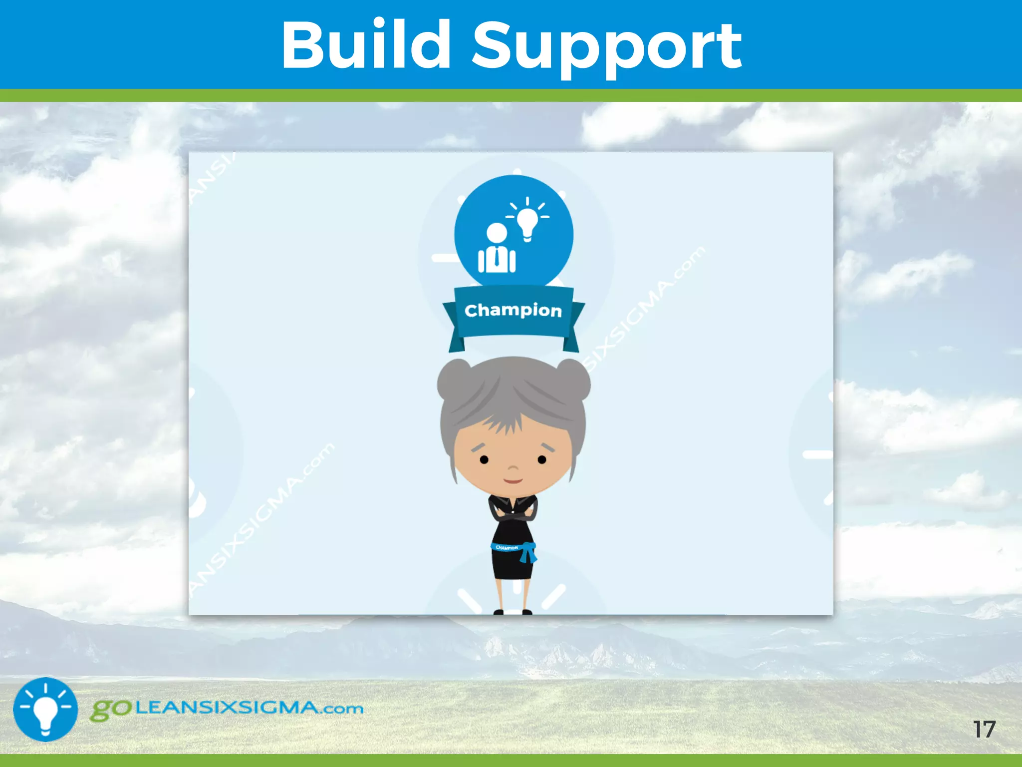 9/10/2017
Build Support
17
 