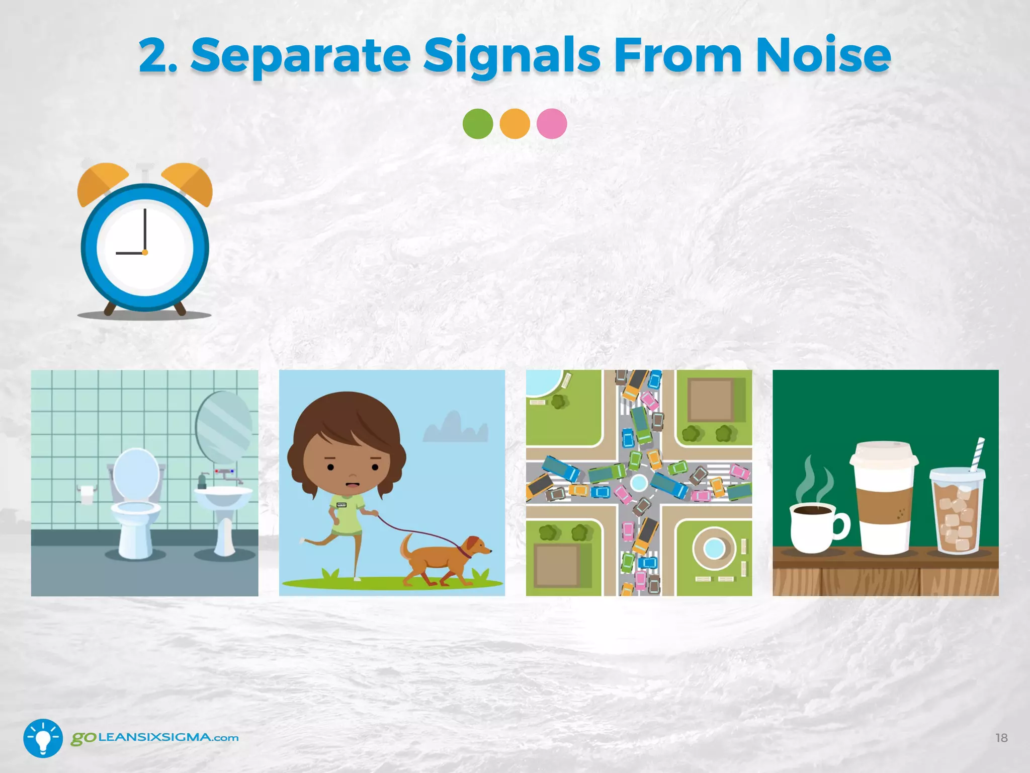 2. Separate Signals From Noise
18
 