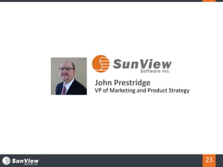 23
John Prestridge
VP of Marketing and Product Strategy
 