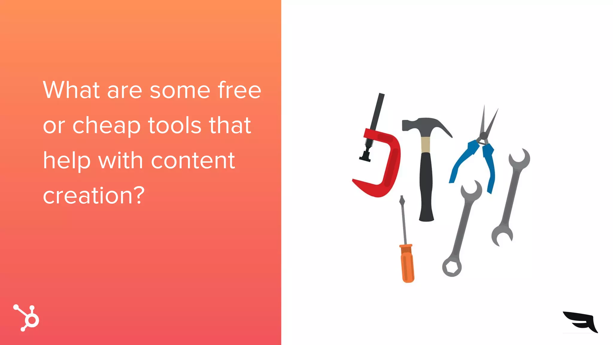 What are some free
or cheap tools that
help with content
creation?
 