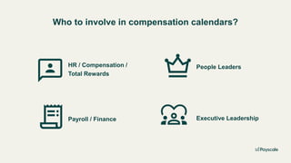 Webinar - How to communicate compensation across the organization | PDF