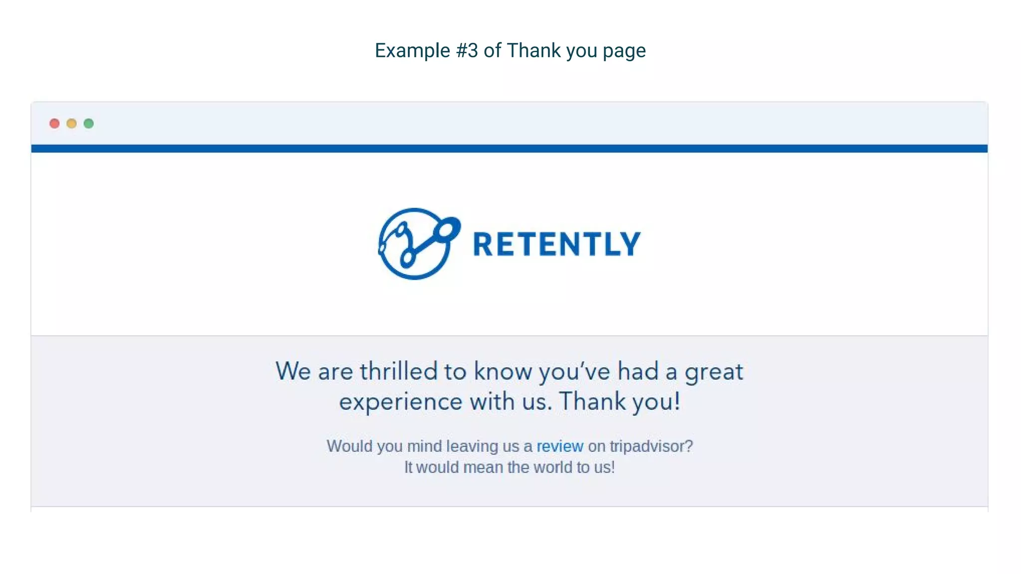 Example #3 of Thank you page
 