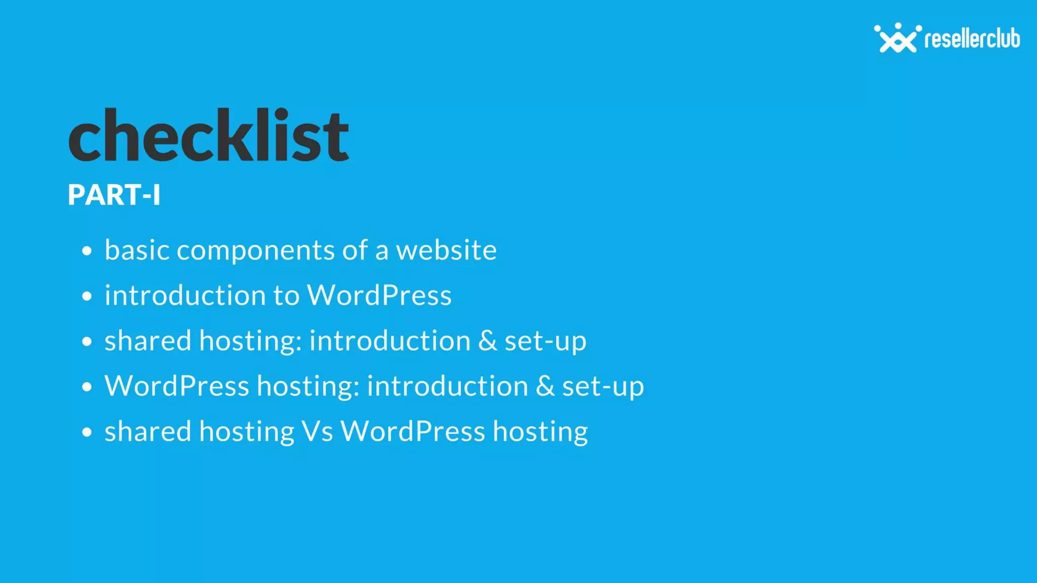 How to setup a WordPress website - A webinar for beginners