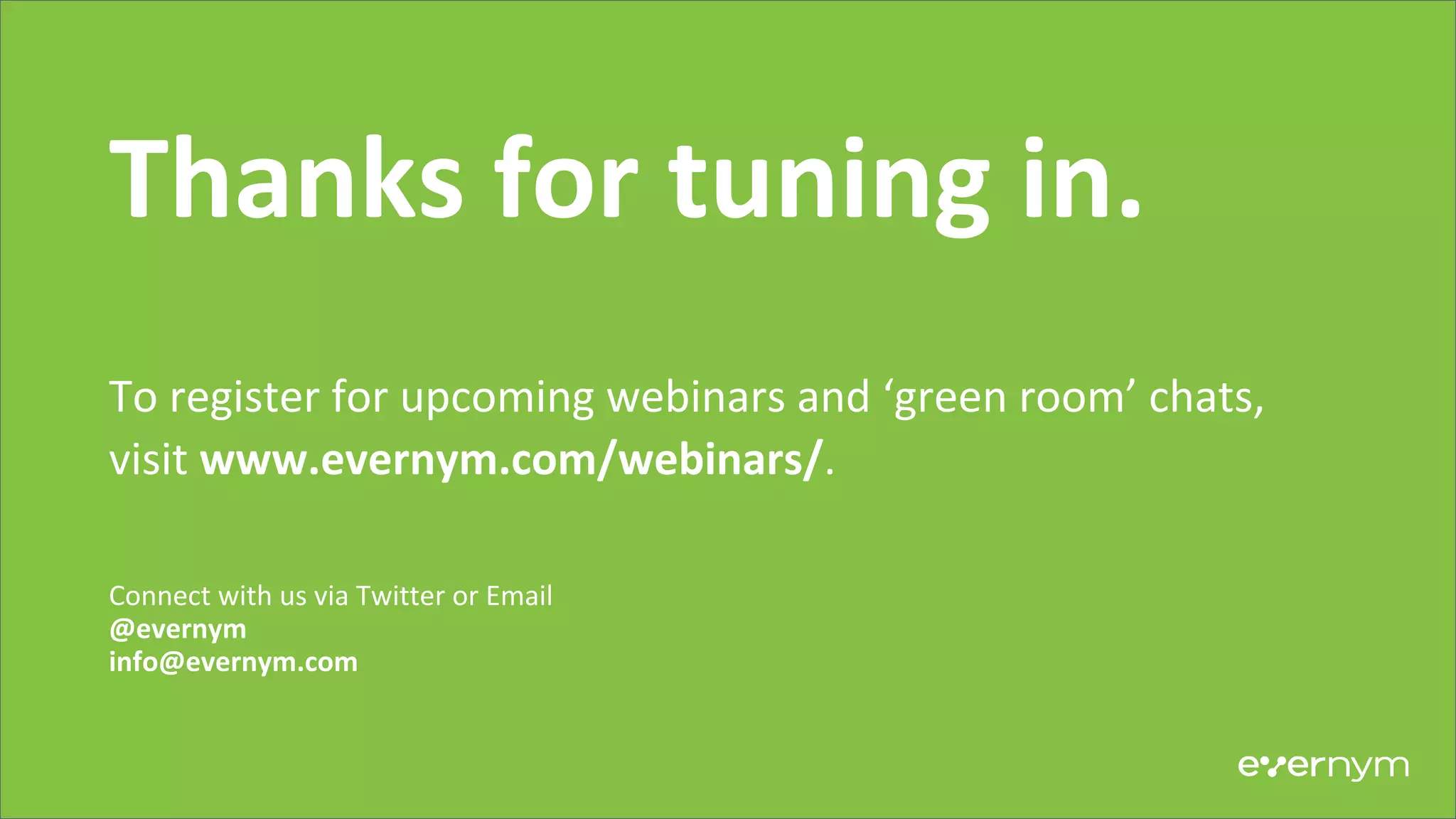 IATA Travel Pass - Evernym Webinar