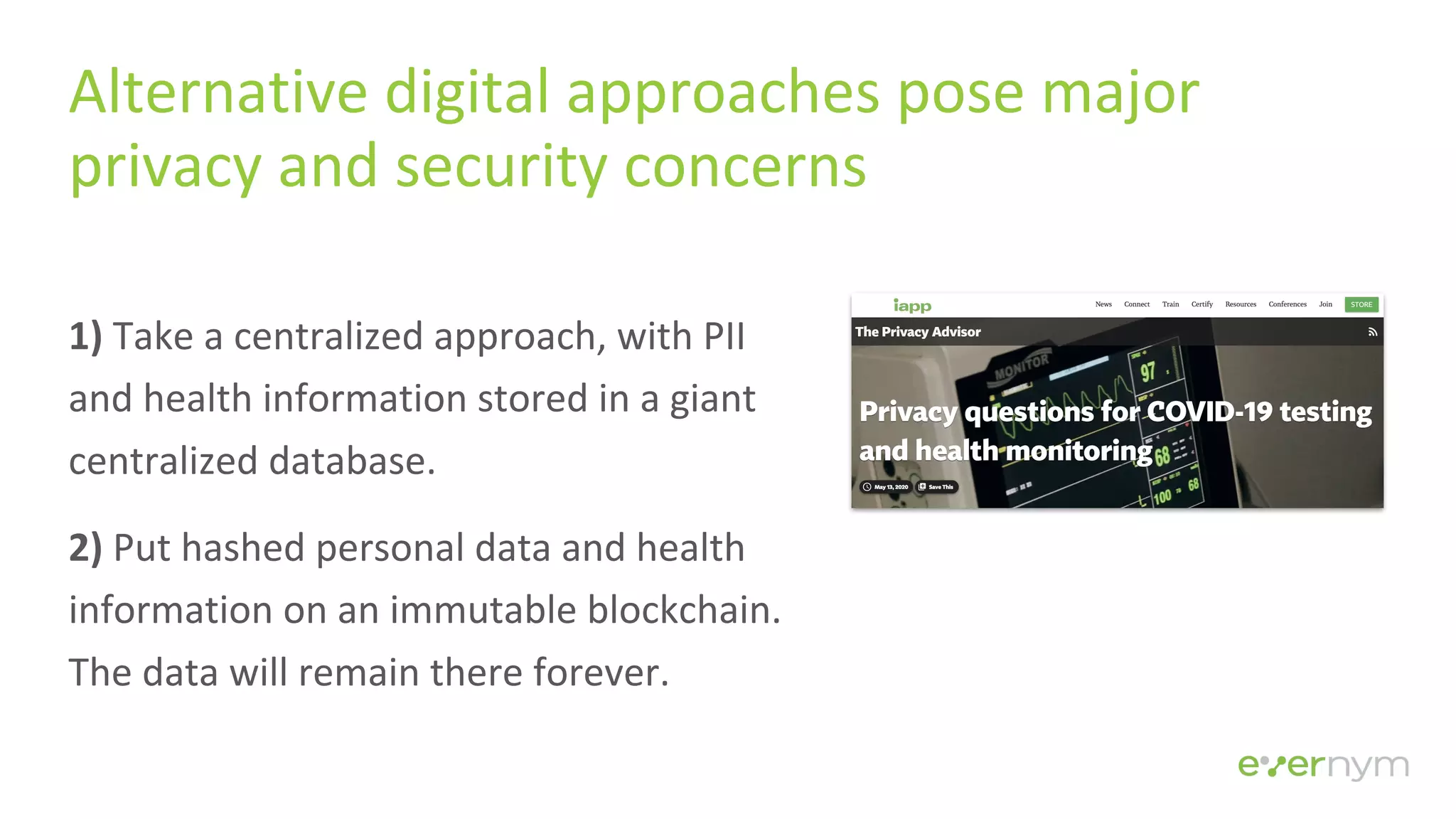 IATA Travel Pass - Evernym Webinar