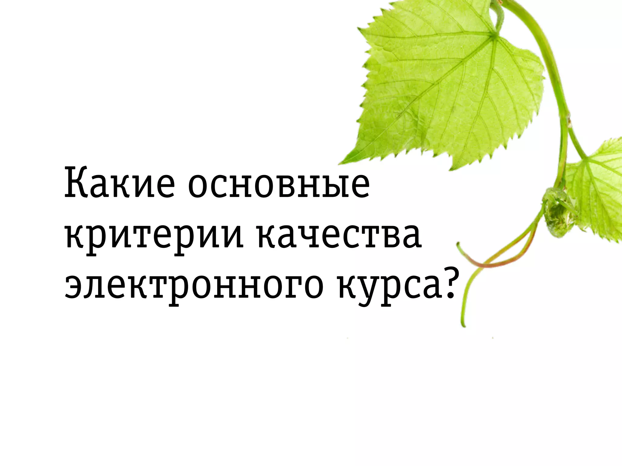 Êàêèå îñíîâíûå
êðрèòåðрèè êà÷åñòâà
ýэëåêòðрîííîãî êóðрñà?
