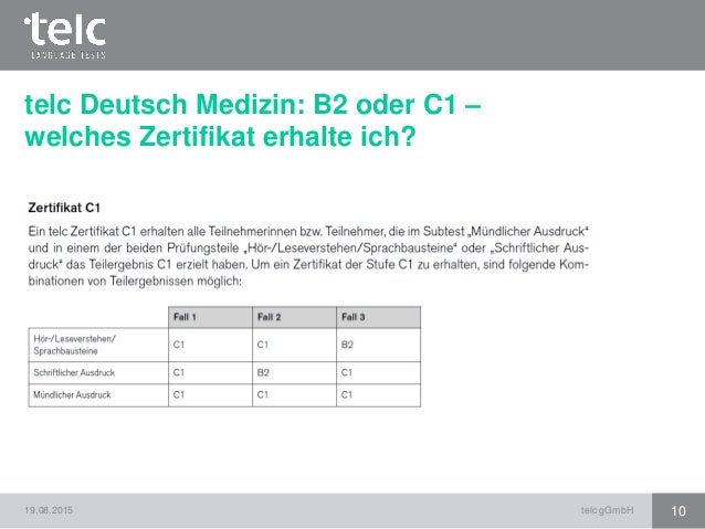 Informationen Rund Um Telc Deutsch B1 B2 Pflege Und Telc Deutsch B2 C