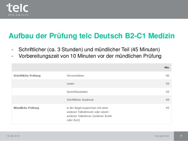 C1 Medizin Kurs In Der Nähe Informationen rund um telc Deutsch B1-B2 Pflege und telc Deutsch B2-C…