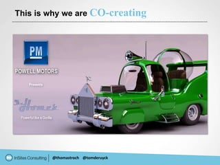 This is why we are CO-creating




        @thomastroch @tomderuyck
 