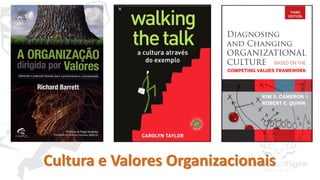 32
Cultura e Valores Organizacionais
 
