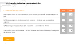 42
O Questionário de Cameron & Quinn
 