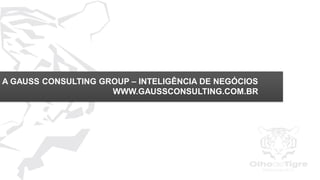 5
A GAUSS CONSULTING GROUP – INTELIGÊNCIA DE NEGÓCIOS
WWW.GAUSSCONSULTING.COM.BR
 