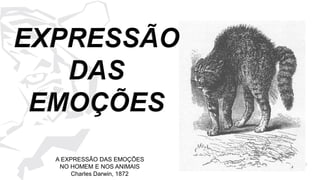 57
A EXPRESSÃO DAS EMOÇÕES
NO HOMEM E NOS ANIMAIS
Charles Darwin, 1872
 