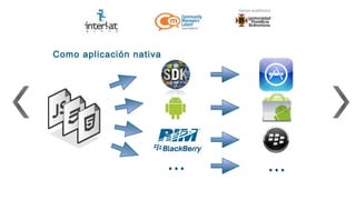 Como aplicación nativa




                         ...   ...
 