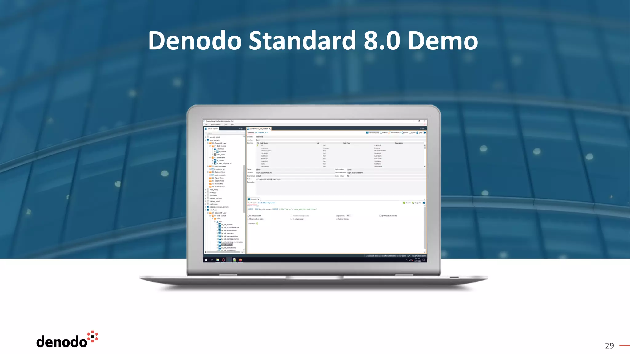 29
Denodo Standard 8.0 Demo
 