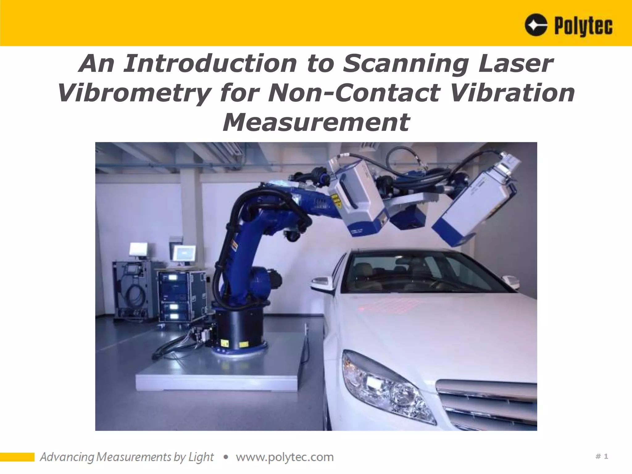 An Introduction to Scanning Laser Vibrometry for Non-Contact Vibration ...