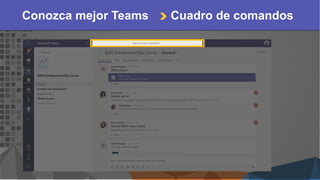 Web UI with highlight
Conozca mejor Teams Cuadro de comandos
 