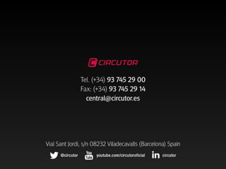 61Vial Sant Jordi, s/n 08232 Viladecavalls (Barcelona) España
 