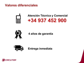 51
Valores diferenciales
Atención Técnica y Comercial
+34 937 452 900
4 años de garantía
Entrega inmediata
 