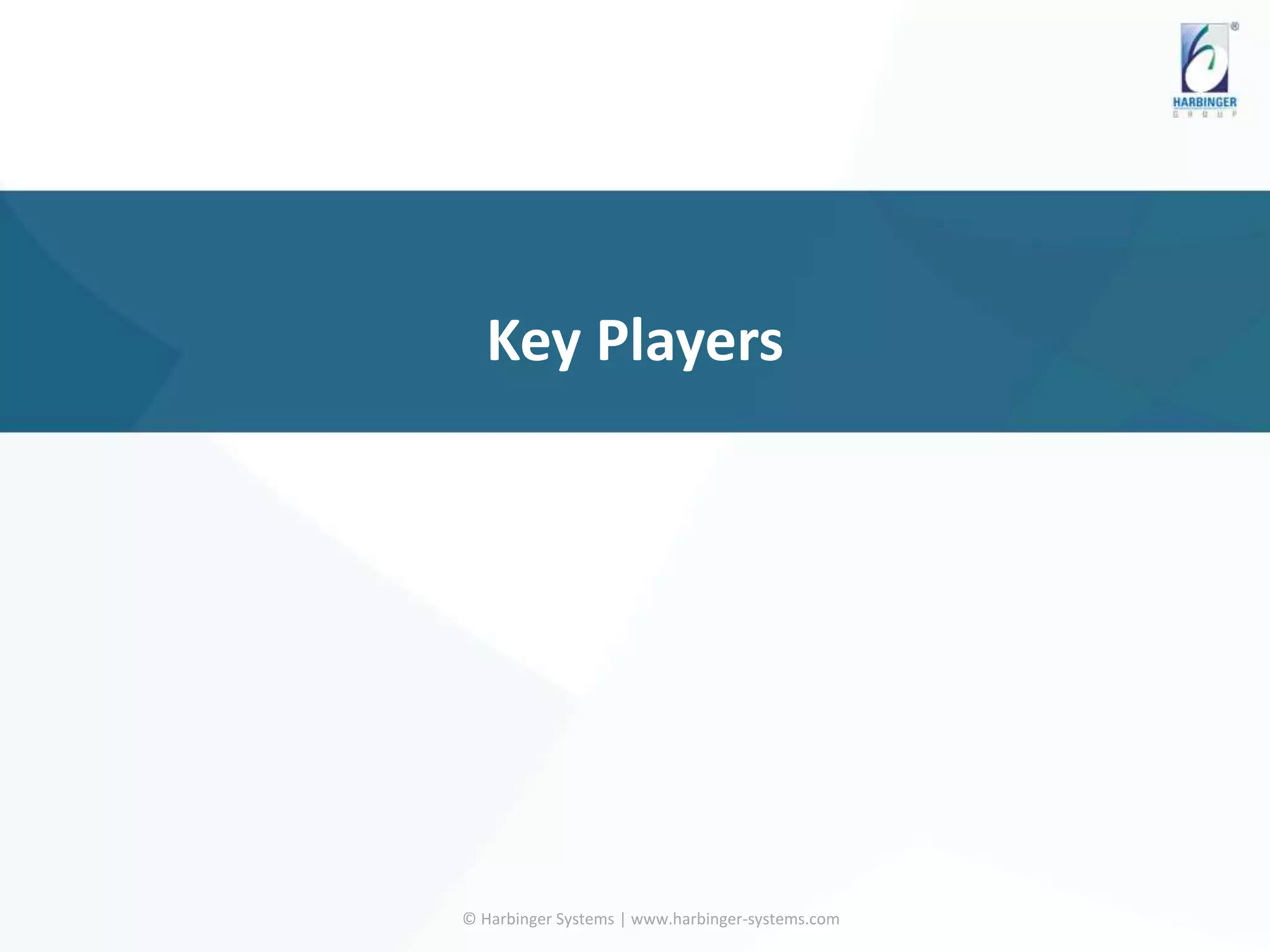 Key Players
© Harbinger Systems | www.harbinger-systems.com
 