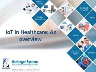 IoT in Healthcare: An
overview
 