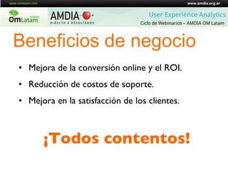 www.amdia.org.ar


                                      User Experience Analytics
                                   Cicl...