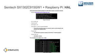 Semtech SX1302C915GW1 + Raspberry Pi: HAL
 