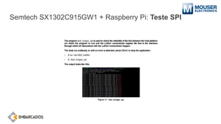 Semtech SX1302C915GW1 + Raspberry Pi: Teste SPI
 