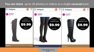 You can share up to 10 photos or videos as a single carousel post.
 