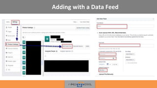 Adding with a Data Feed
 