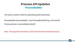 New features in Java 9: Modularity & Process handling | PDF