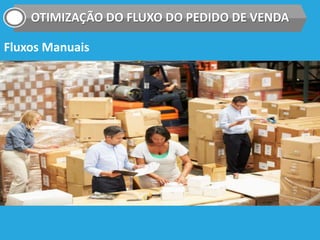 OTIMIZAÇÃO DO FLUXO DO PEDIDO DE VENDA
Fluxos Manuais
 