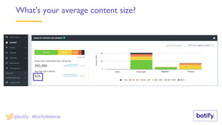 What's your average content size?
@botify - #BotifyWebinar
 