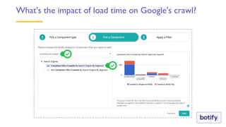 What's the impact of load time on Google's crawl?
 