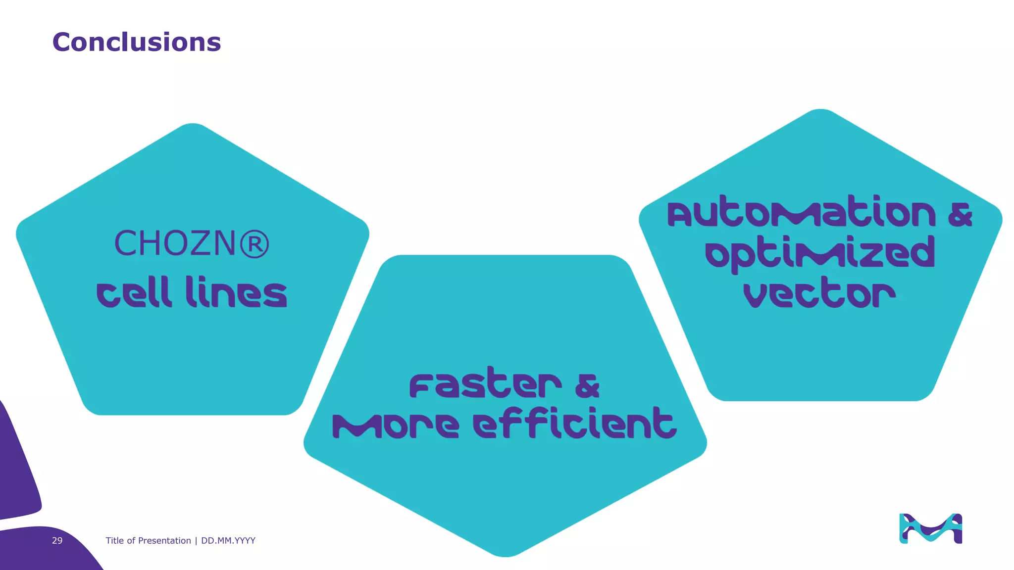 Title of Presentation | DD.MM.YYYY29
Conclusions
 