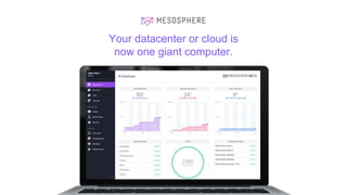 Your datacenter or cloud is
now one giant computer.
 