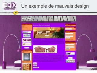 Un exemple de mauvais design

 