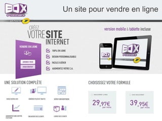 Un site pour vendre en ligne

 