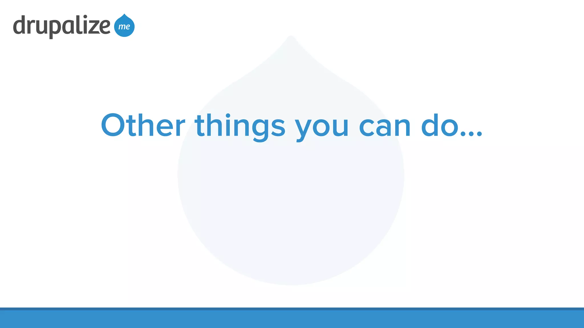 Other things you can do…
 