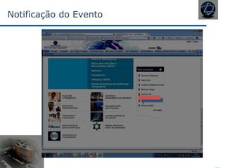 Notificação do Evento
 